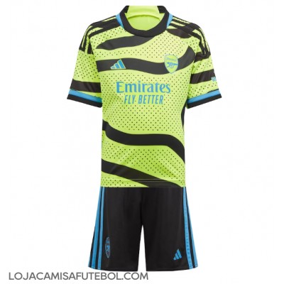 Camisa de Futebol Arsenal Declan Rice #41 Equipamento Secundário Infantil 2023-24 Manga Curta (+ Calças curtas)